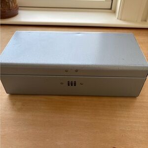 United Services Life Companies Gray Metal Durham Document Policy Storage Box Gun